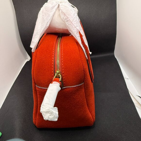 Madewell the medium crossbody bag in Bandana Red suede - Brand New - Never used - Picture 5 of 13